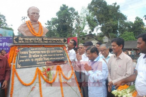 Tripura celebrates Bengali-Renaissance figure Vidyasagar’s 196th birth anniversary Tripura celebrates Bengali-Renaissance figure Vidyasagar’s 196th birth anniversary